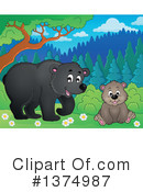 Bear Clipart #1374987 by visekart