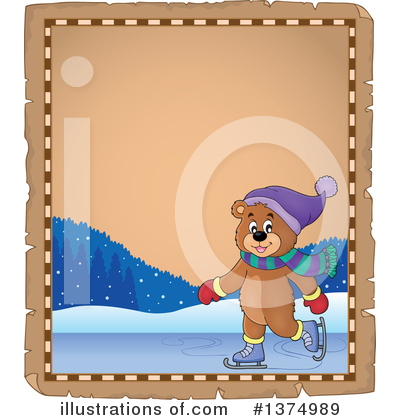 Royalty-Free (RF) Bear Clipart Illustration by visekart - Stock Sample #1374989