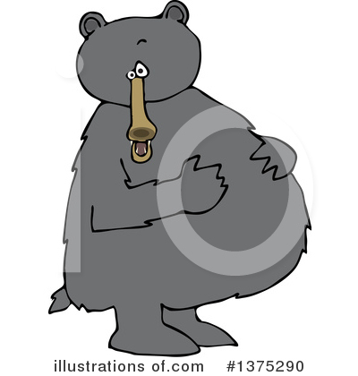 Royalty-Free (RF) Bear Clipart Illustration by djart - Stock Sample #1375290