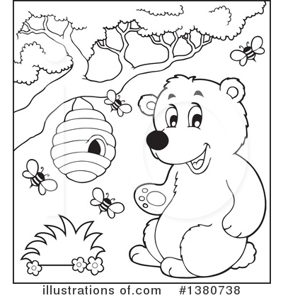 Royalty-Free (RF) Bear Clipart Illustration by visekart - Stock Sample #1380738