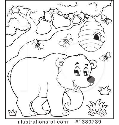 Royalty-Free (RF) Bear Clipart Illustration by visekart - Stock Sample #1380739