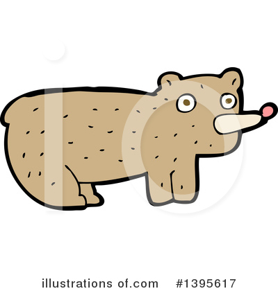 Royalty-Free (RF) Bear Clipart Illustration by lineartestpilot - Stock Sample #1395617