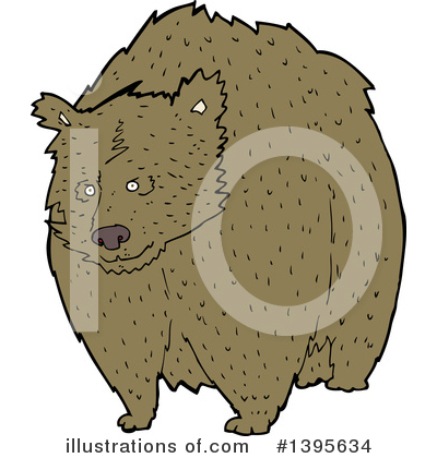 Royalty-Free (RF) Bear Clipart Illustration by lineartestpilot - Stock Sample #1395634