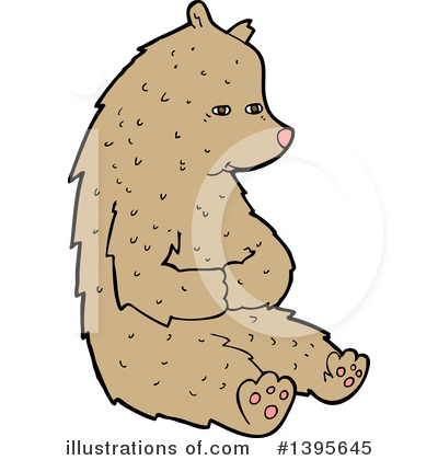 Royalty-Free (RF) Bear Clipart Illustration by lineartestpilot - Stock Sample #1395645
