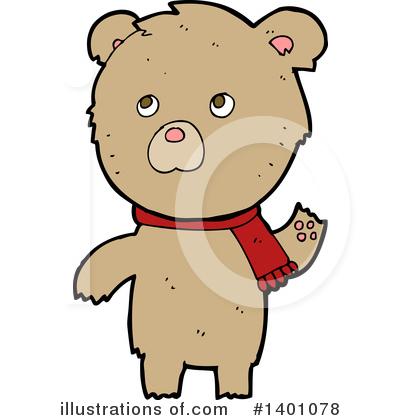 Royalty-Free (RF) Bear Clipart Illustration by lineartestpilot - Stock Sample #1401078