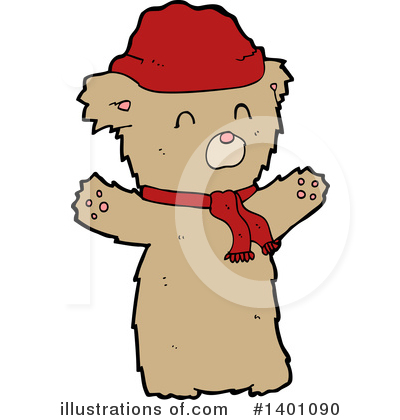 Royalty-Free (RF) Bear Clipart Illustration by lineartestpilot - Stock Sample #1401090