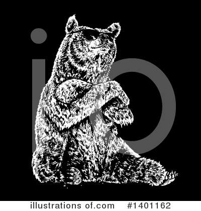 Royalty-Free (RF) Bear Clipart Illustration by lineartestpilot - Stock Sample #1401162