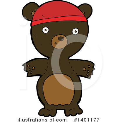 Royalty-Free (RF) Bear Clipart Illustration by lineartestpilot - Stock Sample #1401177