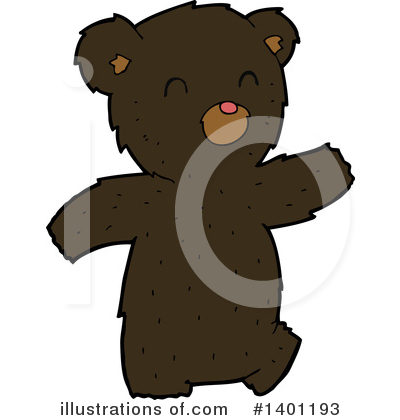 Royalty-Free (RF) Bear Clipart Illustration by lineartestpilot - Stock Sample #1401193