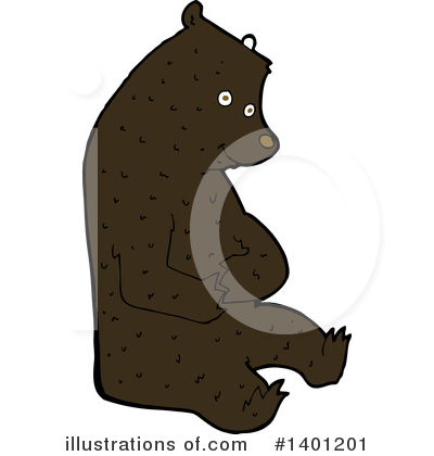 Royalty-Free (RF) Bear Clipart Illustration by lineartestpilot - Stock Sample #1401201