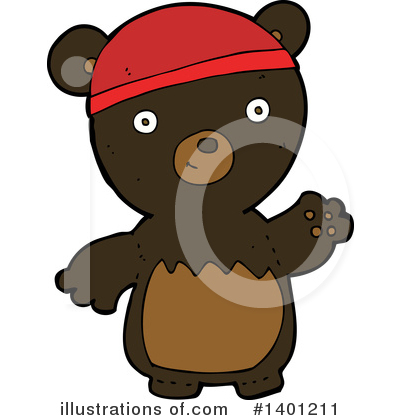 Royalty-Free (RF) Bear Clipart Illustration by lineartestpilot - Stock Sample #1401211