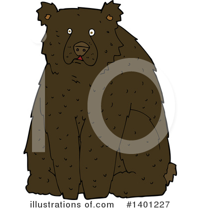 Royalty-Free (RF) Bear Clipart Illustration by lineartestpilot - Stock Sample #1401227