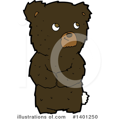 Royalty-Free (RF) Bear Clipart Illustration by lineartestpilot - Stock Sample #1401250