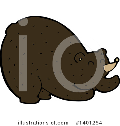 Royalty-Free (RF) Bear Clipart Illustration by lineartestpilot - Stock Sample #1401254