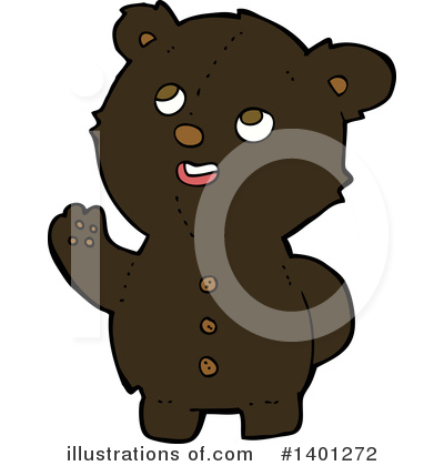 Royalty-Free (RF) Bear Clipart Illustration by lineartestpilot - Stock Sample #1401272