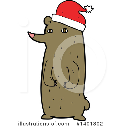 Royalty-Free (RF) Bear Clipart Illustration by lineartestpilot - Stock Sample #1401302