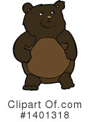 Bear Clipart #1401318 by lineartestpilot