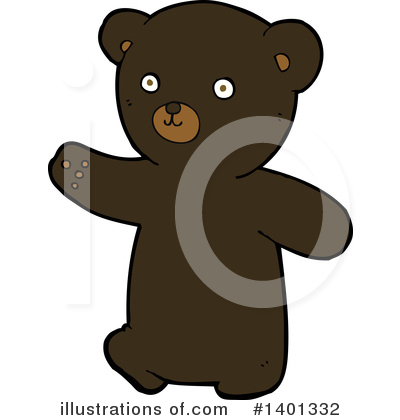 Royalty-Free (RF) Bear Clipart Illustration by lineartestpilot - Stock Sample #1401332