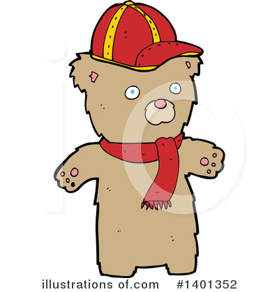 Royalty-Free (RF) Bear Clipart Illustration by lineartestpilot - Stock Sample #1401352