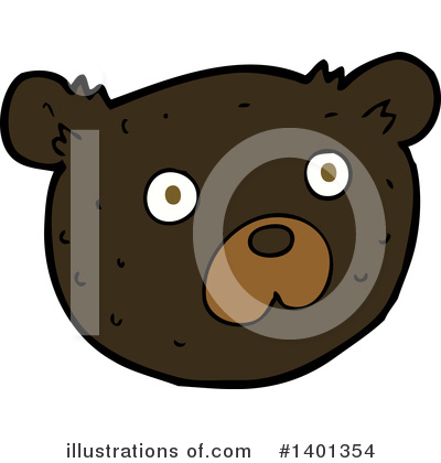 Royalty-Free (RF) Bear Clipart Illustration by lineartestpilot - Stock Sample #1401354
