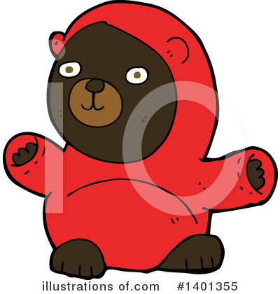Royalty-Free (RF) Bear Clipart Illustration by lineartestpilot - Stock Sample #1401355