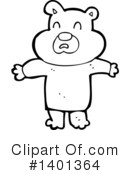 Bear Clipart #1401364 by lineartestpilot