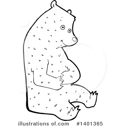 Royalty-Free (RF) Bear Clipart Illustration by lineartestpilot - Stock Sample #1401365