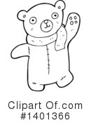 Bear Clipart #1401366 by lineartestpilot
