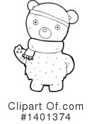 Bear Clipart #1401374 by lineartestpilot
