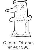 Bear Clipart #1401398 by lineartestpilot