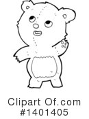Bear Clipart #1401405 by lineartestpilot