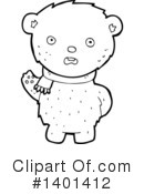 Bear Clipart #1401412 by lineartestpilot