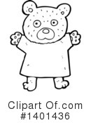 Bear Clipart #1401436 by lineartestpilot