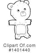 Bear Clipart #1401440 by lineartestpilot
