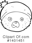 Bear Clipart #1401451 by lineartestpilot