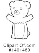 Bear Clipart #1401460 by lineartestpilot