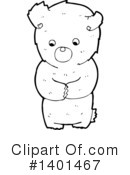 Bear Clipart #1401467 by lineartestpilot