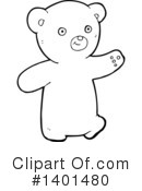 Bear Clipart #1401480 by lineartestpilot