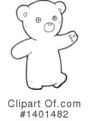 Bear Clipart #1401482 by lineartestpilot
