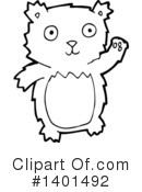 Bear Clipart #1401492 by lineartestpilot