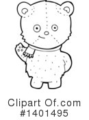 Bear Clipart #1401495 by lineartestpilot