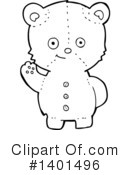 Bear Clipart #1401496 by lineartestpilot