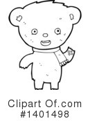 Bear Clipart #1401498 by lineartestpilot