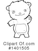 Bear Clipart #1401505 by lineartestpilot