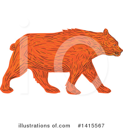 Bear Clipart #1415567 by patrimonio