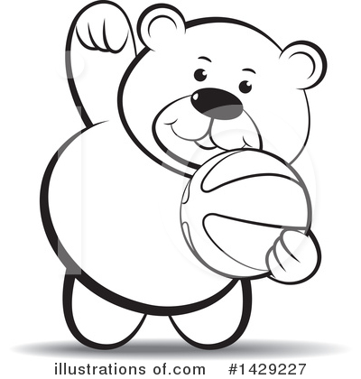 Basketball Clipart #1429227 by Lal Perera