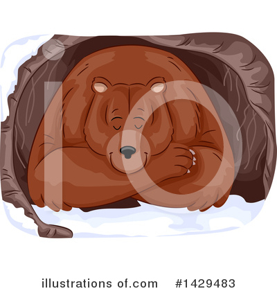 Royalty-Free (RF) Bear Clipart Illustration by BNP Design Studio - Stock Sample #1429483