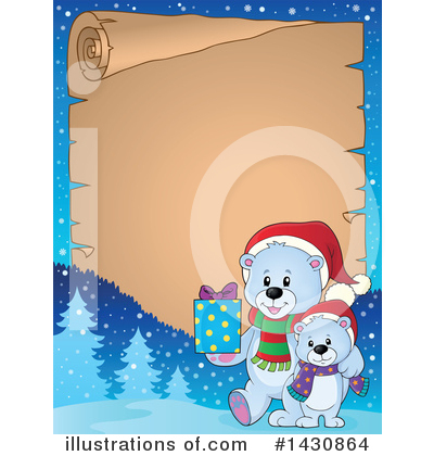 Polar Bear Clipart #1430864 by visekart