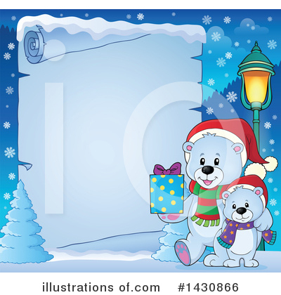 Polar Bear Clipart #1430866 by visekart