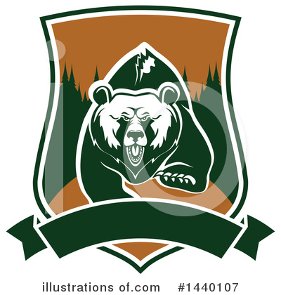 Grizzly Clipart #1440107 by Vector Tradition SM